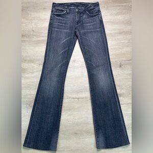 Citizen of Humanity Jeans Womens Low Waist Bootcut Kelly #001 Gray Black